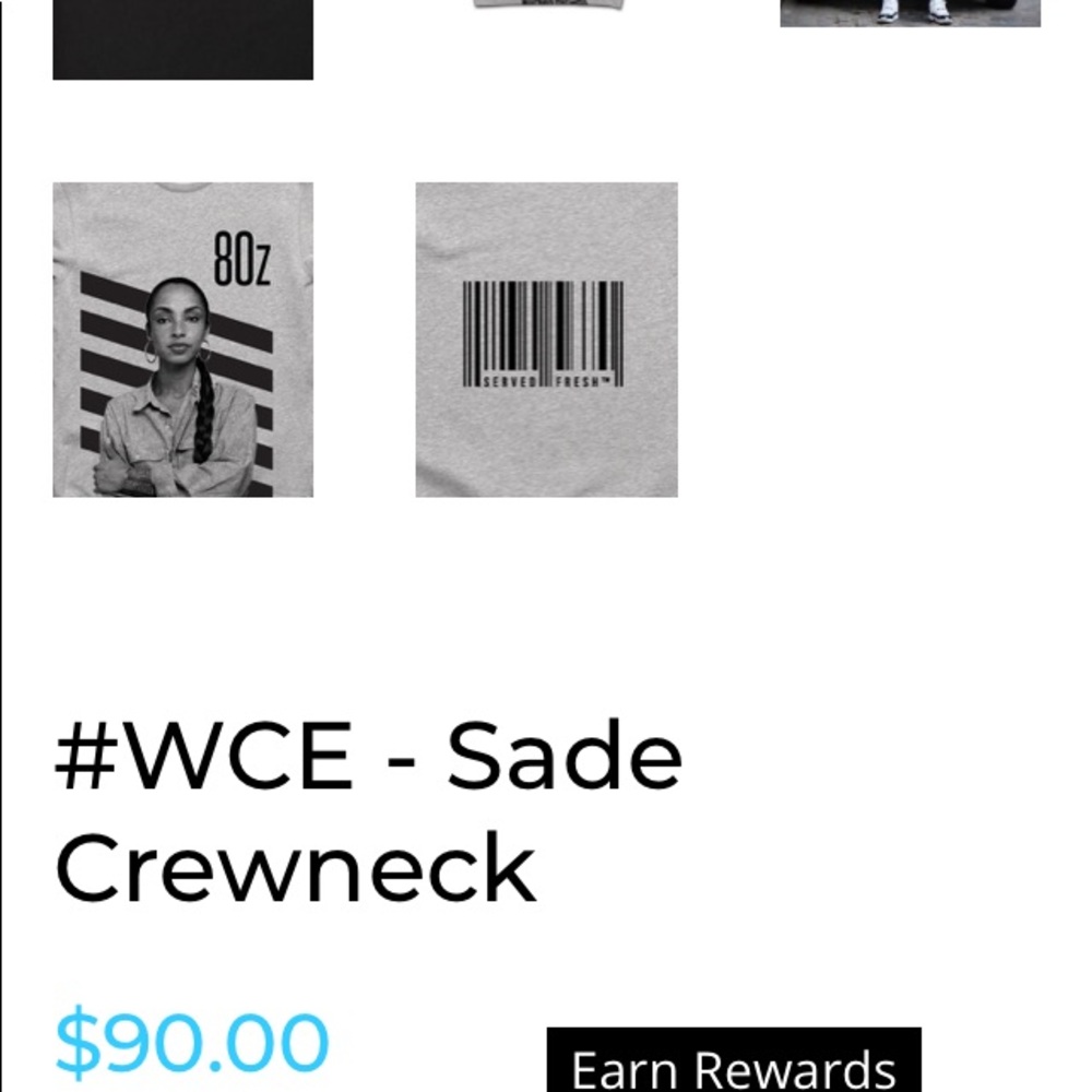 🎙️ Sade Crewneck • Grey • Unisex • ServedFresh 
Small - Picture 5 of 10